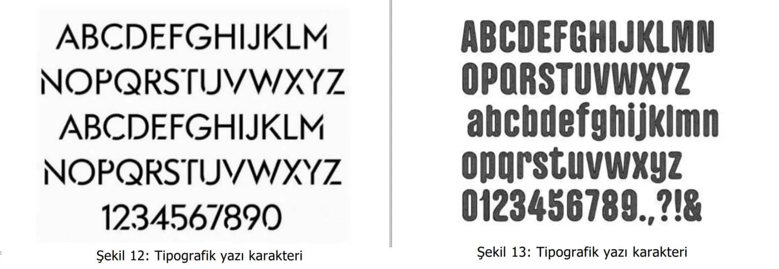 tipografik yazı karakter örnekleri-karşıyaka patent